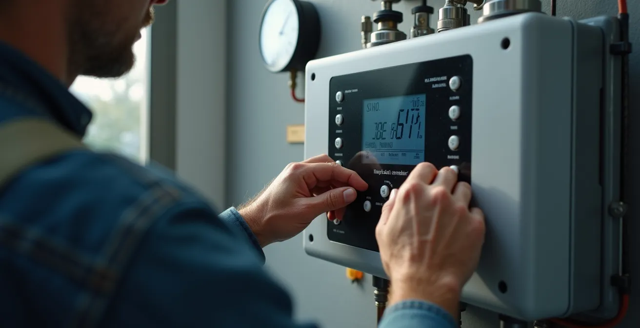 Moderne intelligente Solarregelung mit Wetterprognose-Integration