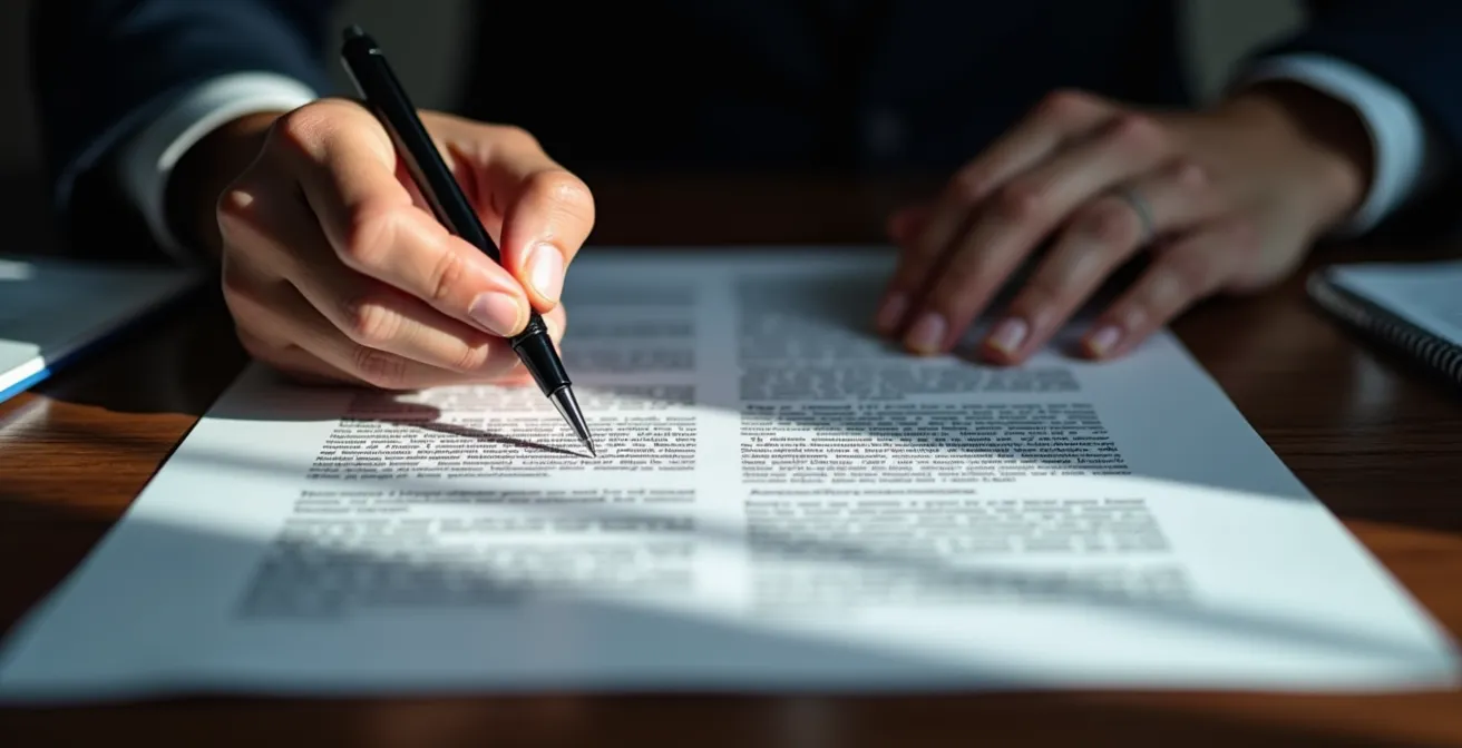 Vertragsunterzeichnung mit aufschiebender Bedingung zwischen Handwerker und Hausbesitzer